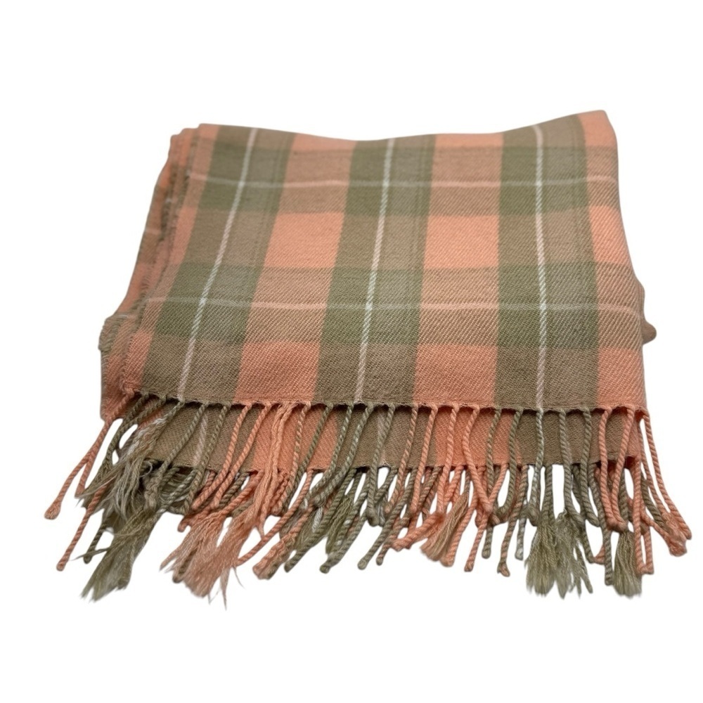 J. Crew plaid tartan plaid scarf shawl wrap H2853